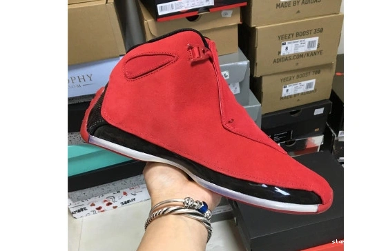 JORDAN RED AA2494-601 AIR SUEDE” AA2494-601 18“ 1022